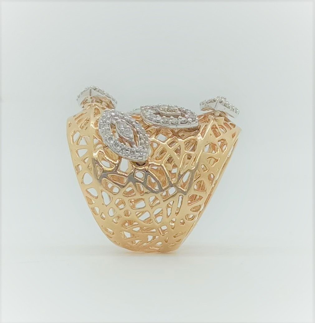 Charm Cocktail Diamond Ring - Image 3