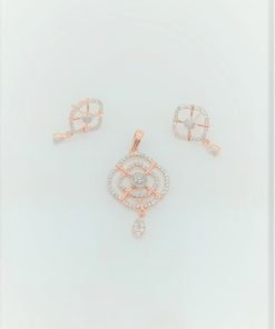 Alternative view of The Natural Diamond Pendent-Set