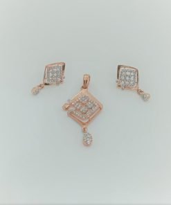 Alternative view of The Rose Gold Pendent-Set