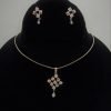 The Latest Floral Pendant-Set