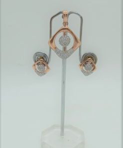 Alternative view of Vachya Glam Diamond Pendant-Set