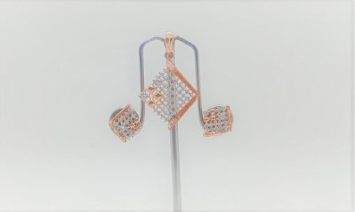 Latest Rose Gold Pendant-Set