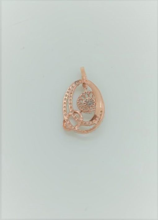 Latest Diamond Circular Pendant-Set - Image 5