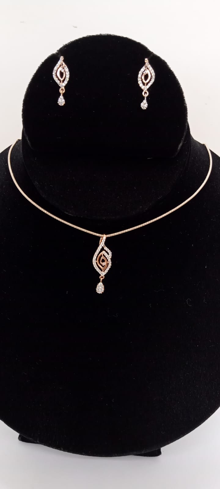 14K Real Diamond Pendant-Set