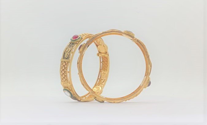 Antique 22k Hallmark Gold Bangles - 4 - Image 3
