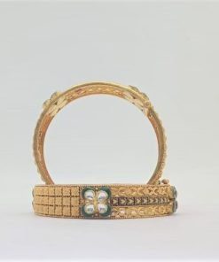 Alternative view of Antique 22k Hallmark Gold Bangles - 1