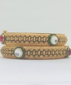 Alternative view of Antique 22k Hallmark Gold Bangles - 3