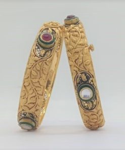 Alternative view of Antique 22k Hallmark Gold Bangles - 2