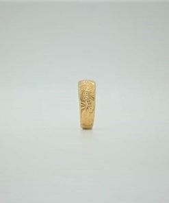 Alternative view of The Vachya Luxury Men's Gold Ring Band - 2