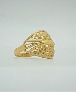 22K Hallmark Gold Ring - 4