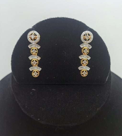 Baguette Beauty And Round Diamond Neck Set - Image 2
