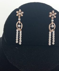 Alternative view of The Leafy Pretty Shine Diamond Necklace Set