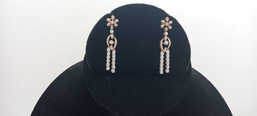 The Leafy Pretty Shine Diamond Necklace Set - Image 2