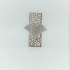 Unique Square Shape Diamond Cocktail Ring