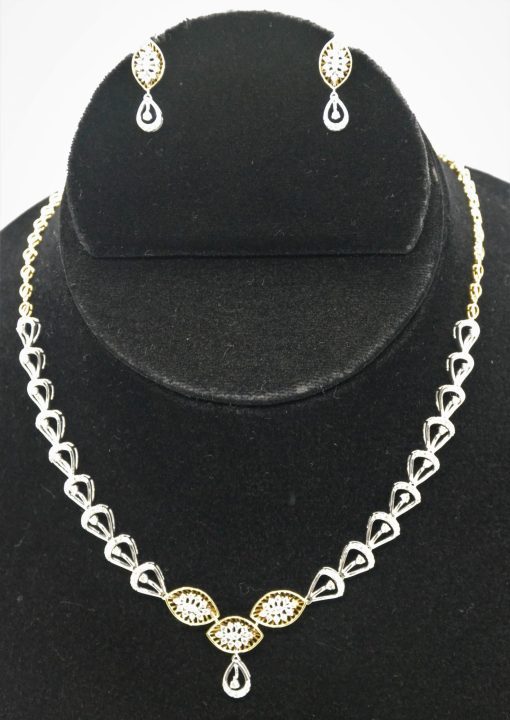 14Kt Light Weight Necklace-Set