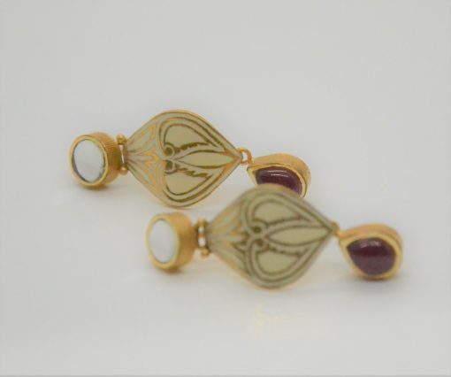 22K Antique Gold Necklace Set - 1 - Image 5