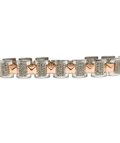 Alternative view of 14K Vachya Men's Style Diamond Bracelet
