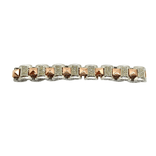 14K Vachya Men's Style Diamond Bracelet