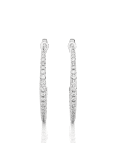 Alternative view of HALF ROUND DIAMOND STUDS