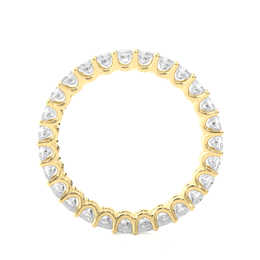 FULL ZIG ZAG DIAMOND BAND RING - Image 4