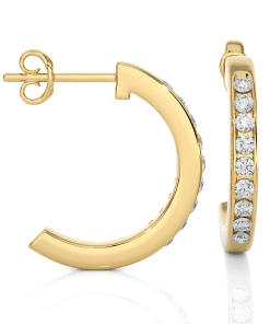 Half round diamond bali
