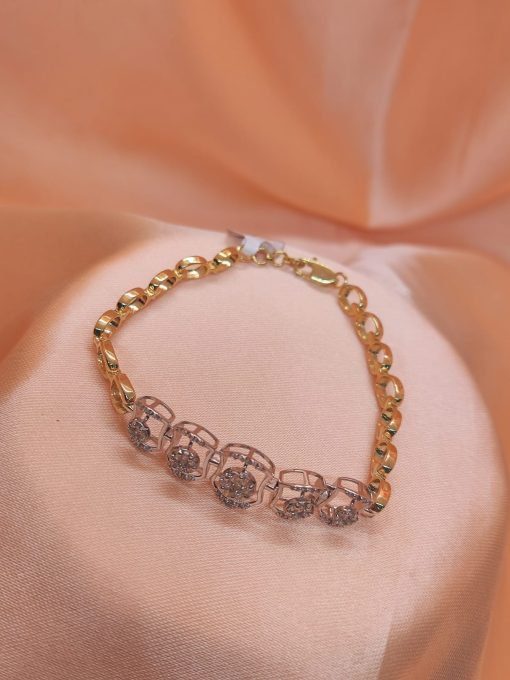 Unique Ladies Diamond Box Bracelet - Image 5