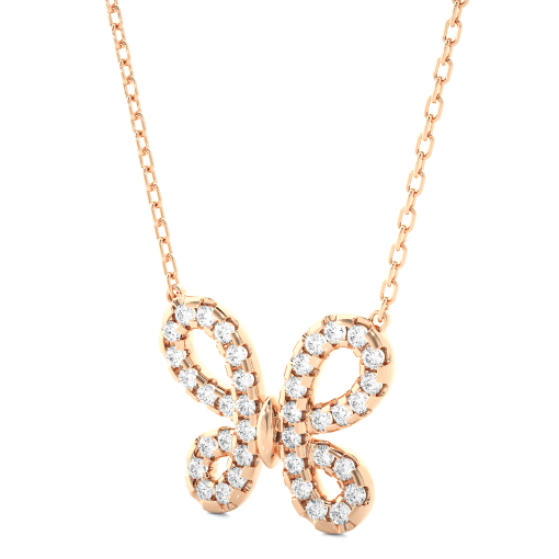 Butterfly Diamond Pendant - Image 4