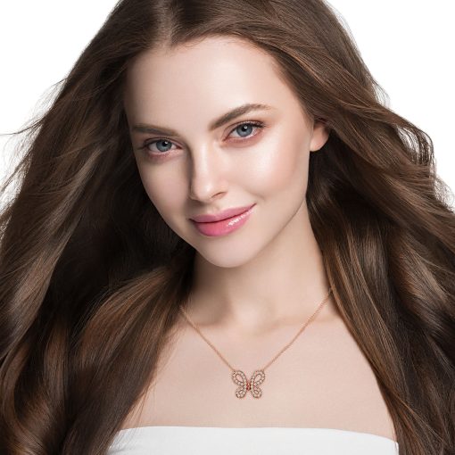 Butterfly Diamond Pendant - Image 2
