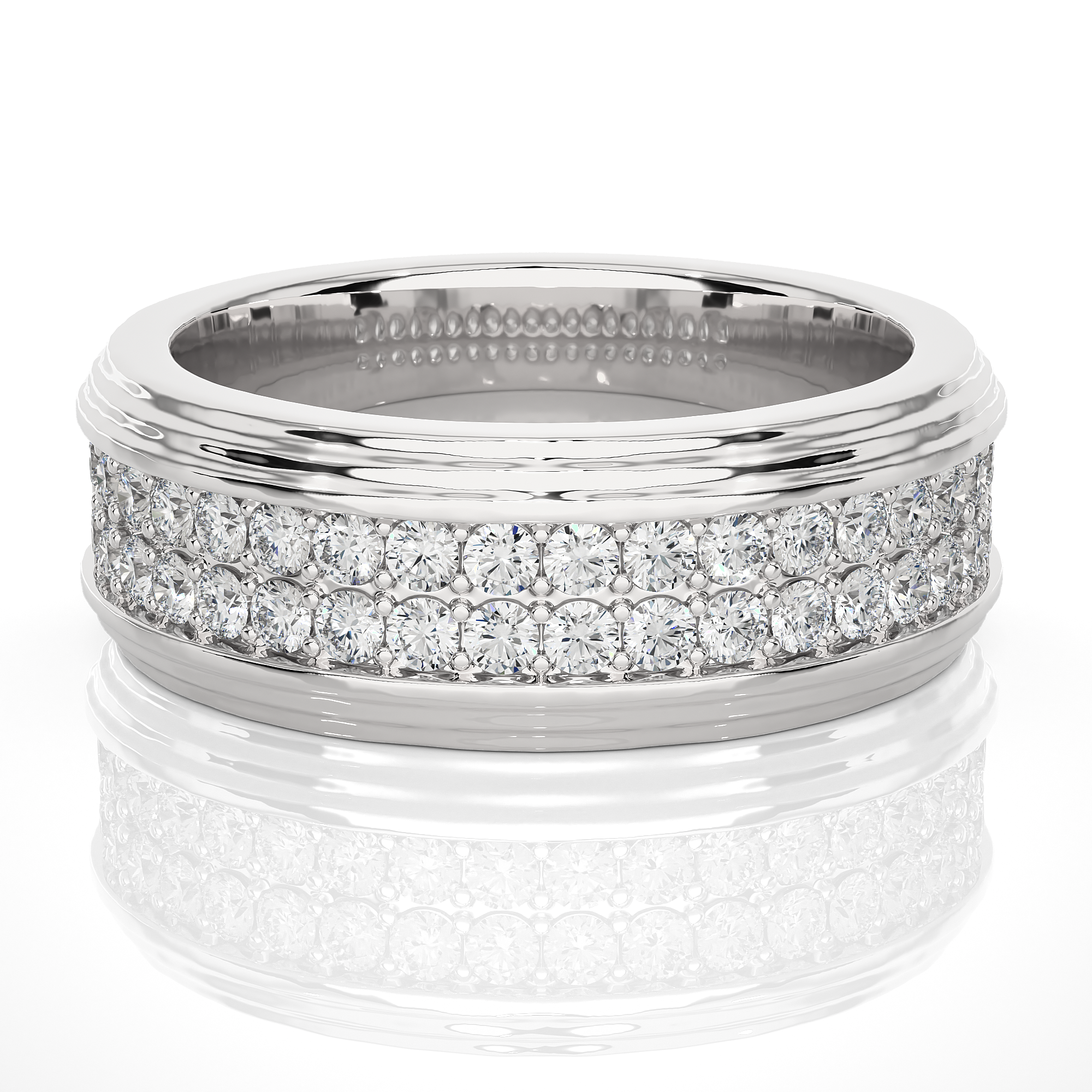 Round Band Diamond Ring