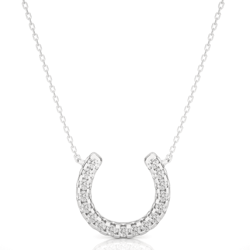 U Shape Diamond Pendant