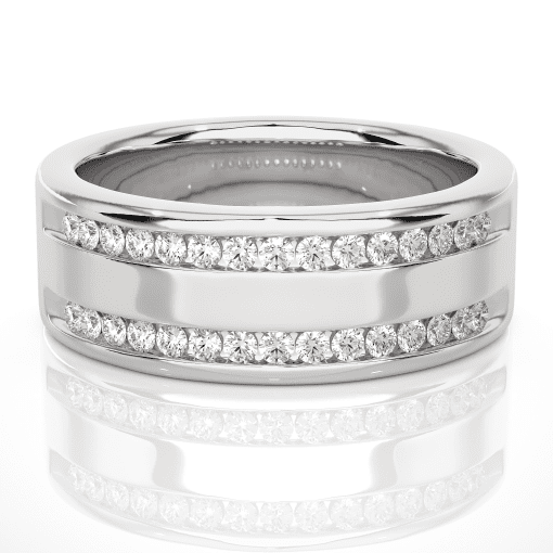 Unisex Diamond Band Ring
