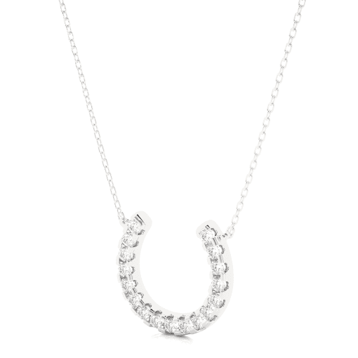 U Shape Diamond Pendant - Image 4