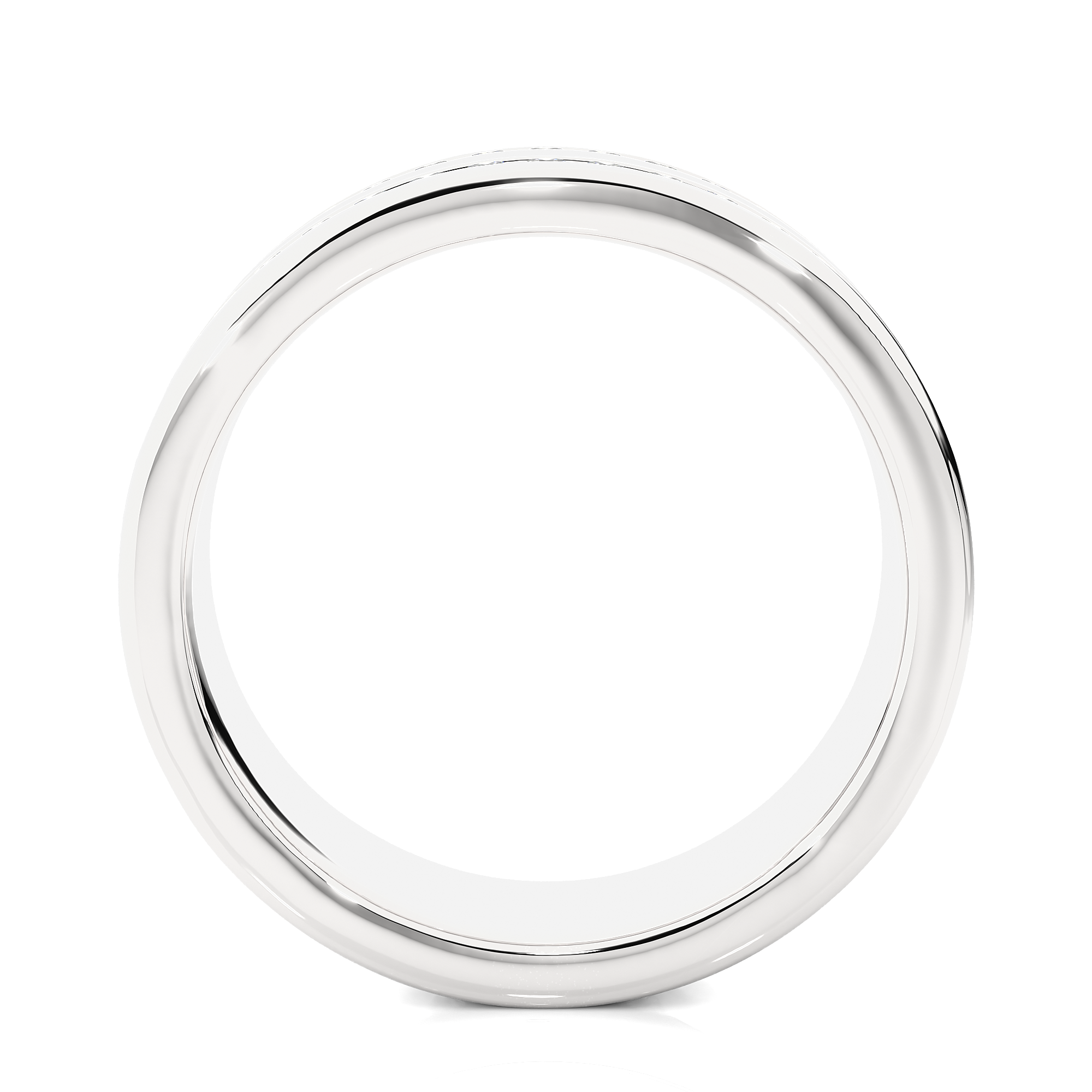 Unisex Diamond Band Ring - Image 4