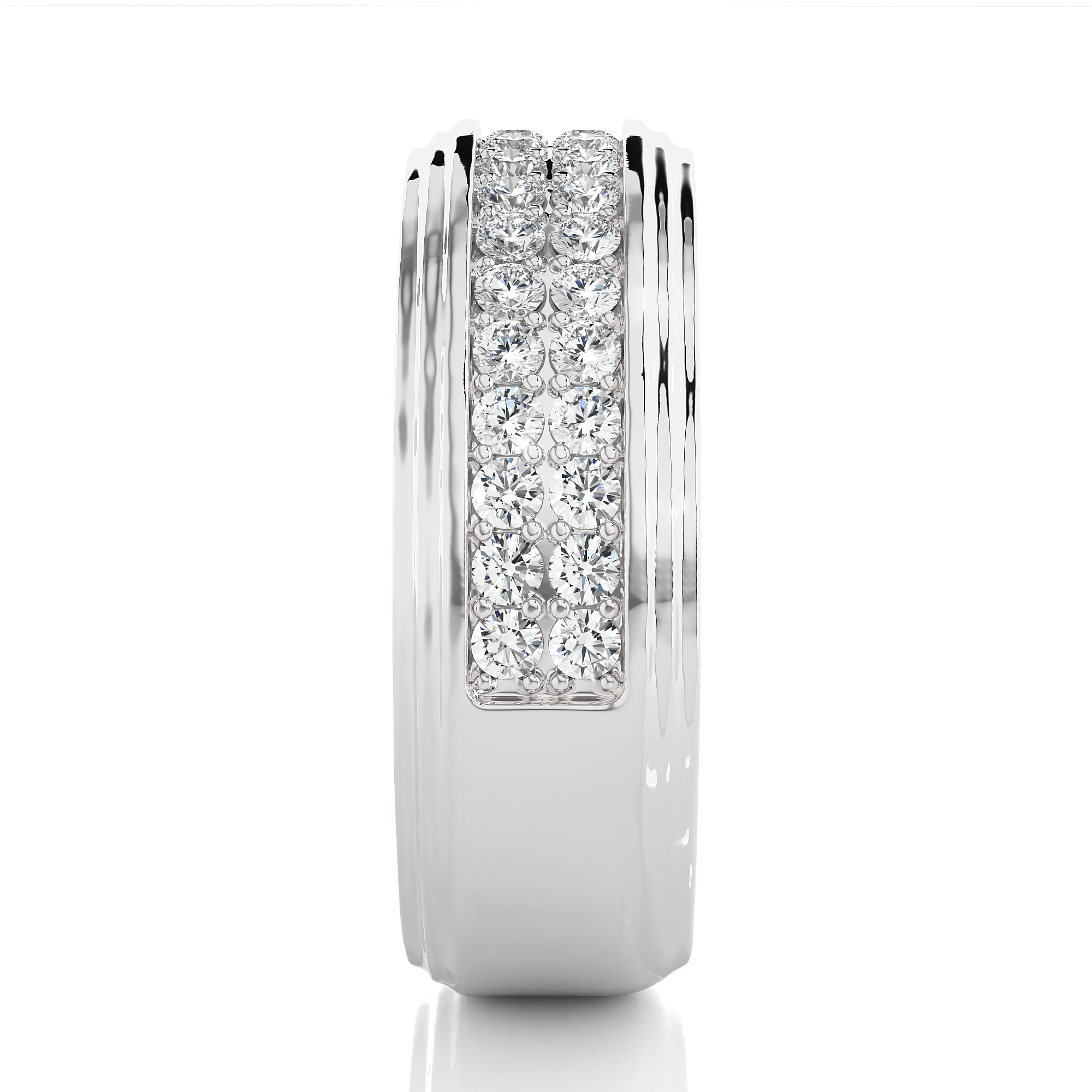 Round Band Diamond Ring - Image 5