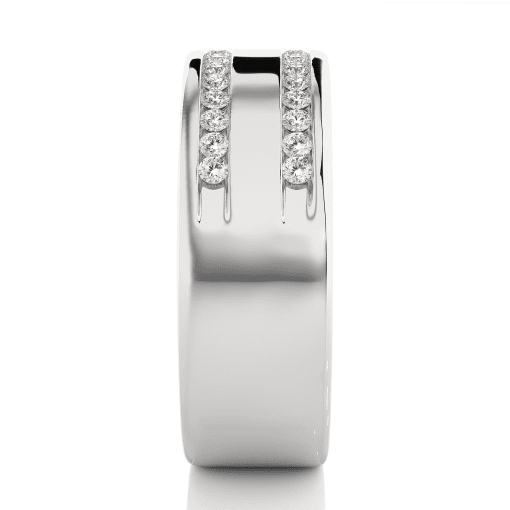 Unisex Diamond Band Ring - Image 5