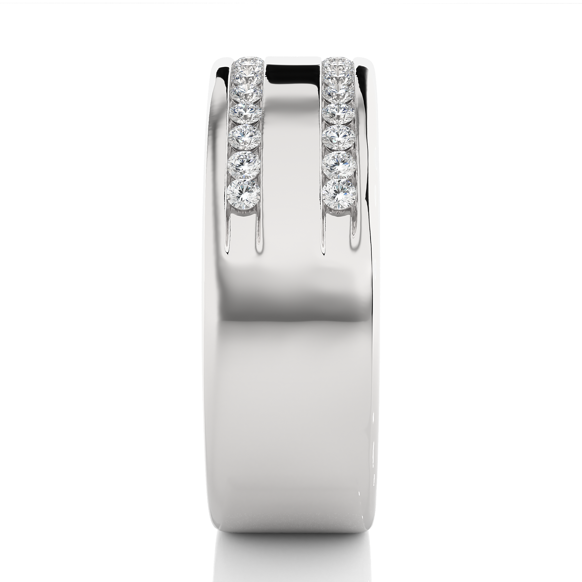 Unisex Diamond Band Ring - Image 5