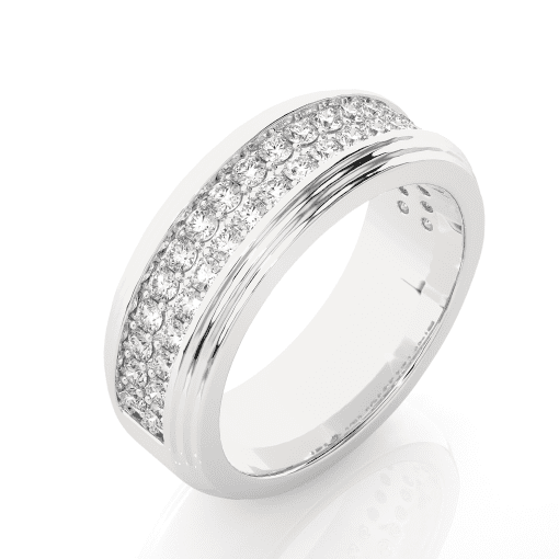Round Band Diamond Ring - Image 6