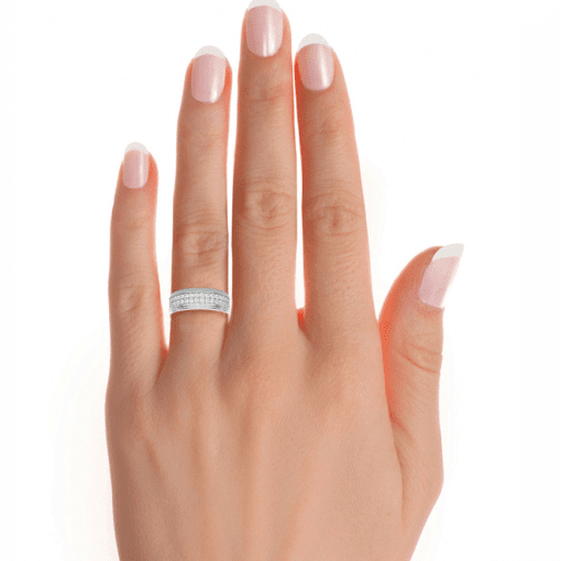 Round Band Diamond Ring - Image 3