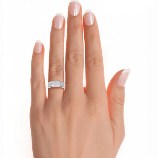 Unisex Diamond Band Ring - Image 3