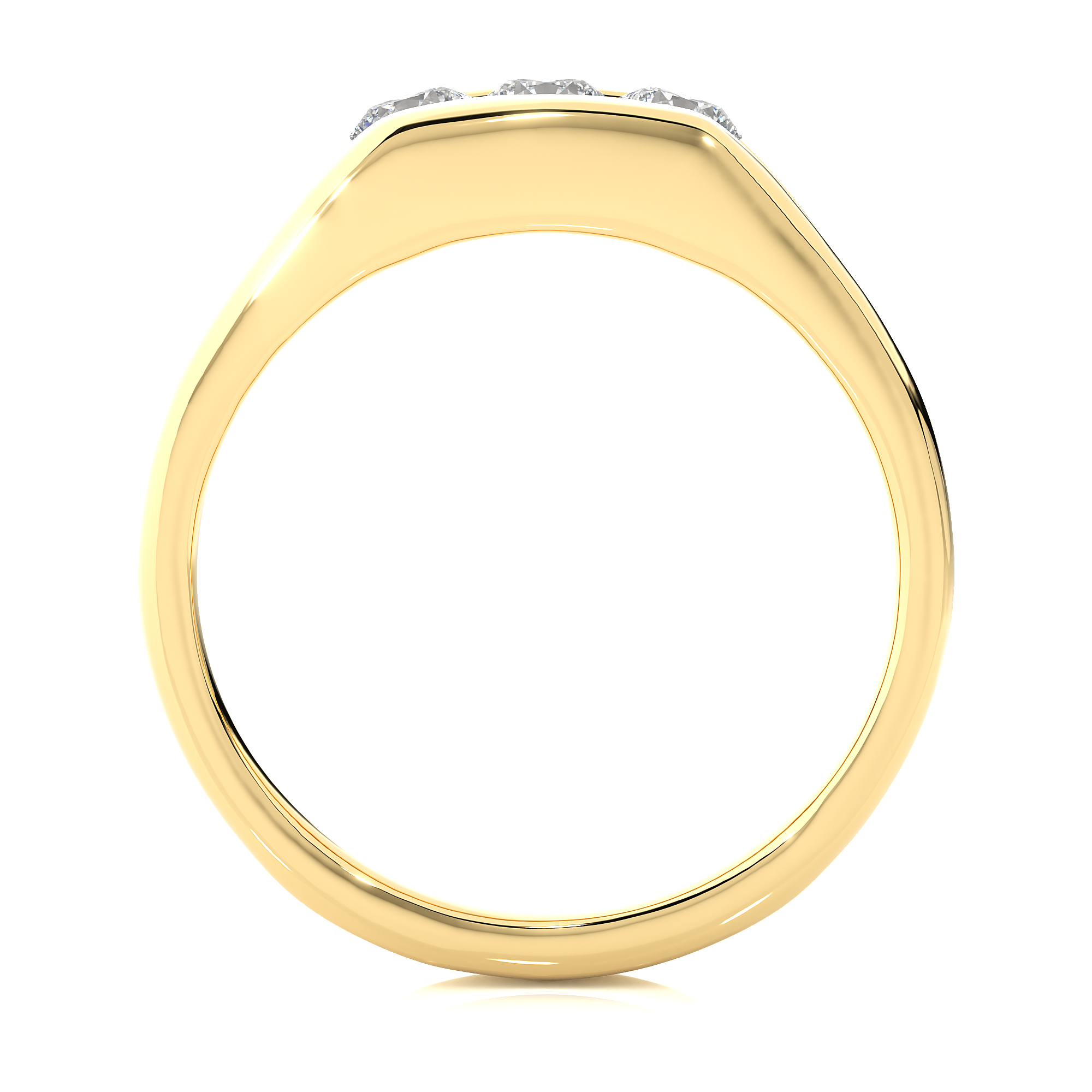 Unisex Round Diamond Band - Image 4