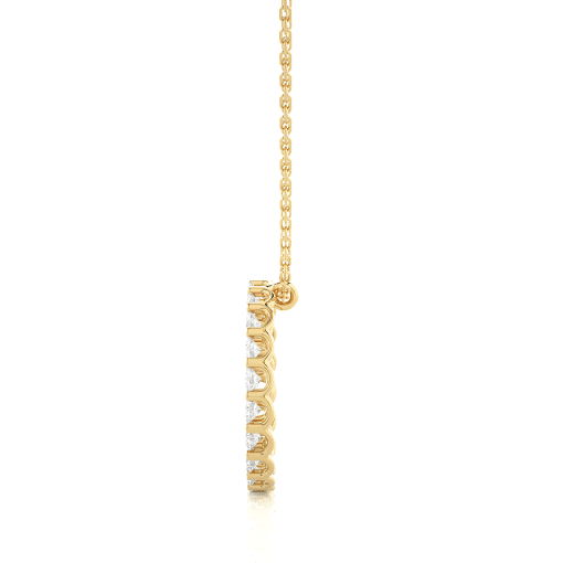 Round Diamond Pendant - Image 3
