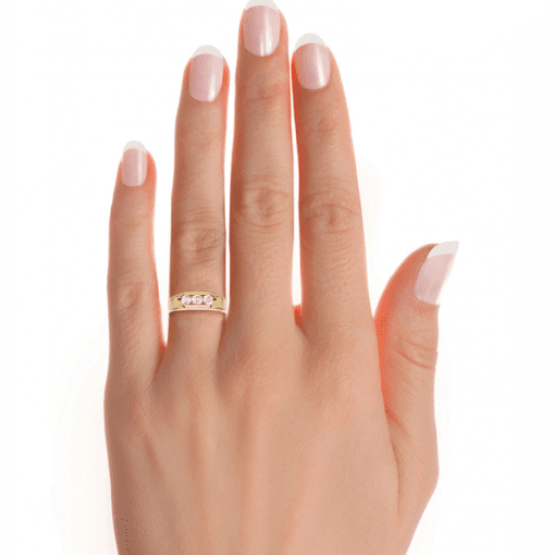 Unisex Round Diamond Band - Image 3