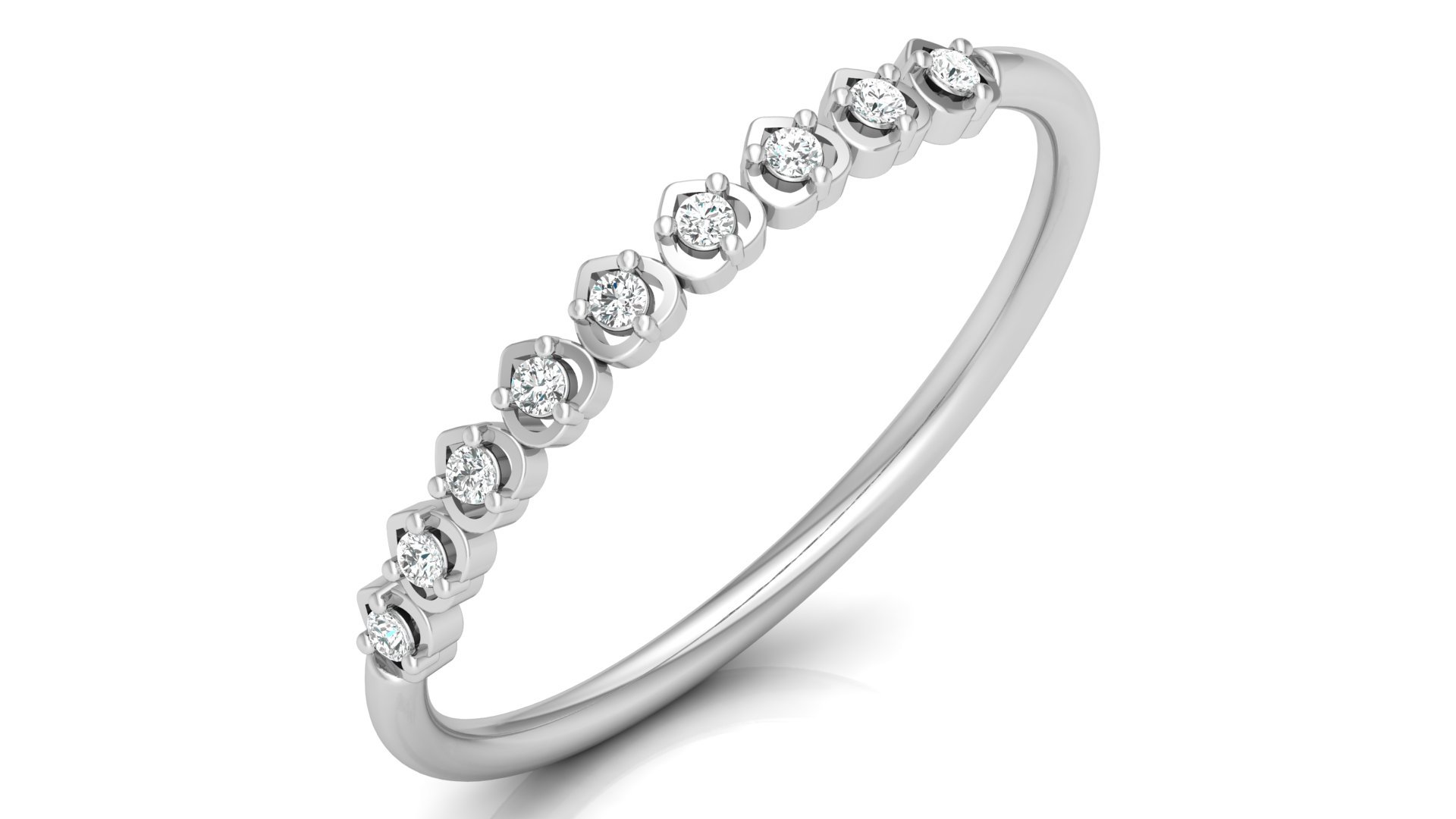 Diamond Band Ring 6