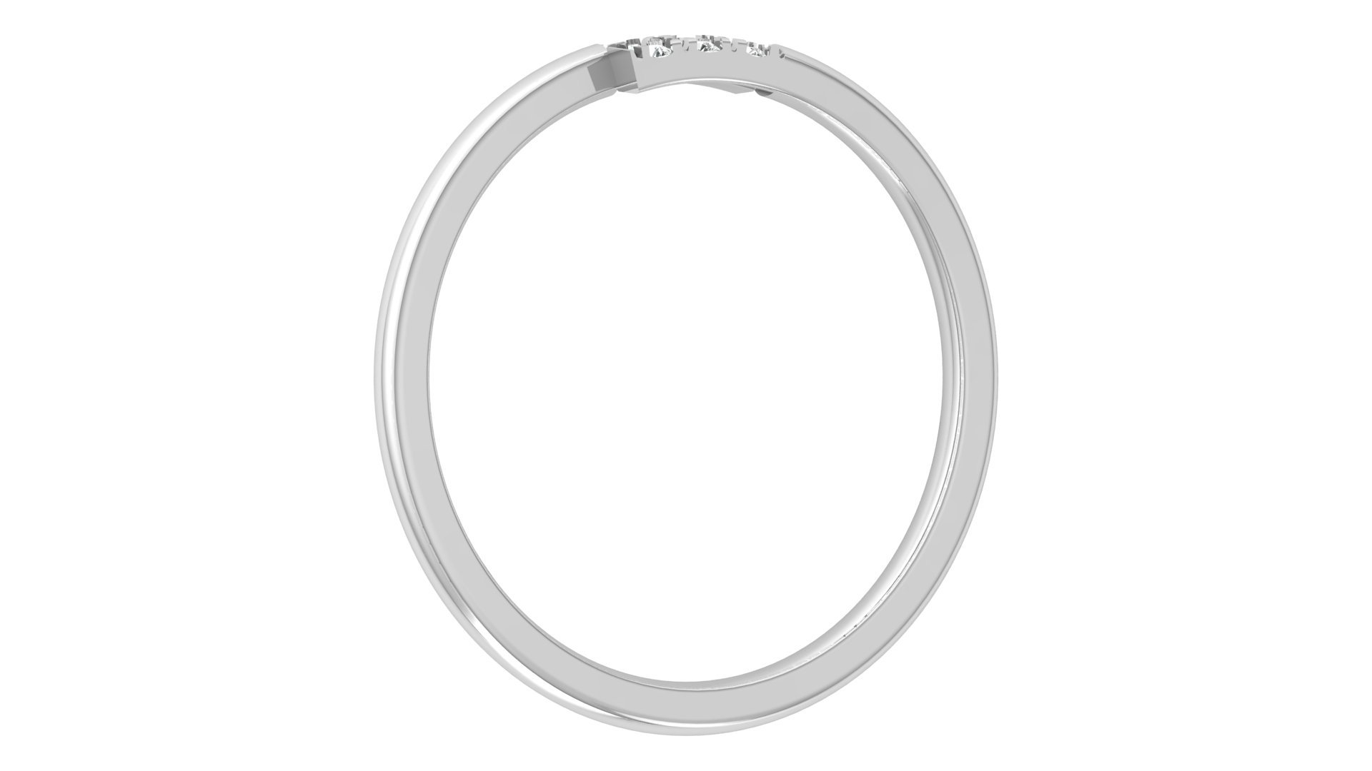 Rectangle Band Diamond Ring - Image 4