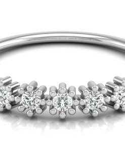 Alternative view of Diamond Band Ring 10