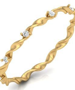 Wave Diamond Ring