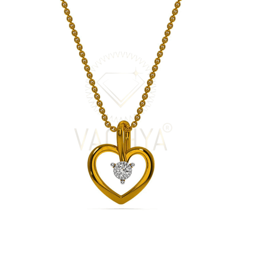 Light Weight Diamond Pendant 8