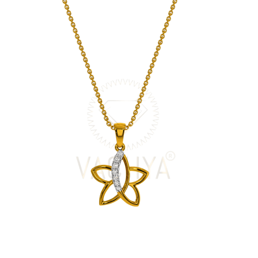 Light Weight Diamond Pendant 10