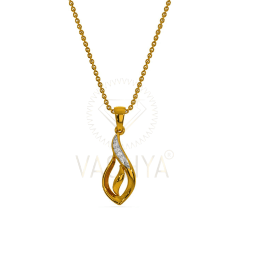 Light Weight Diamond Pendant 3