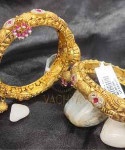 Antique Gold Bangles Pair 2